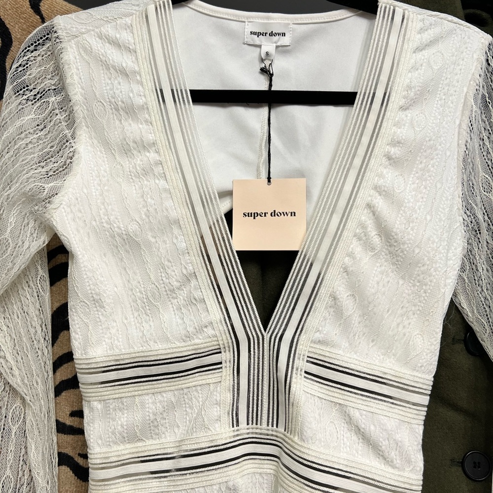 Revolve, lace Bodysuit.